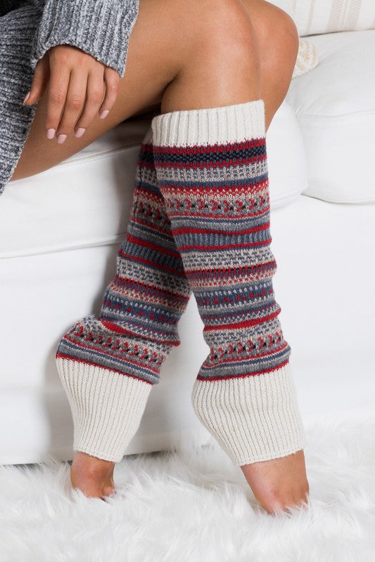 Fairisle Legwarmer Shorts - Composure Boutique