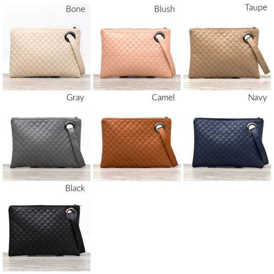 Quilted Wristlet Bag - Composure Boutique