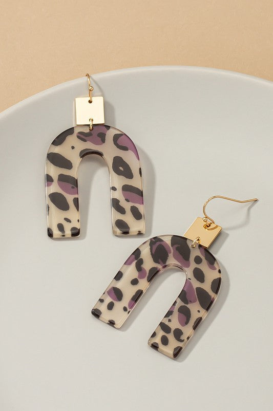 Animal Print Earrings - Composure Boutique