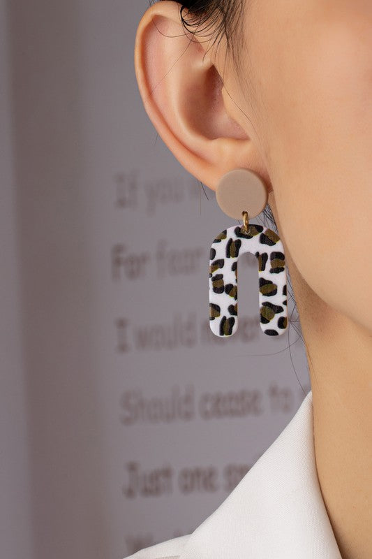Leopard Earrings - Composure Boutique