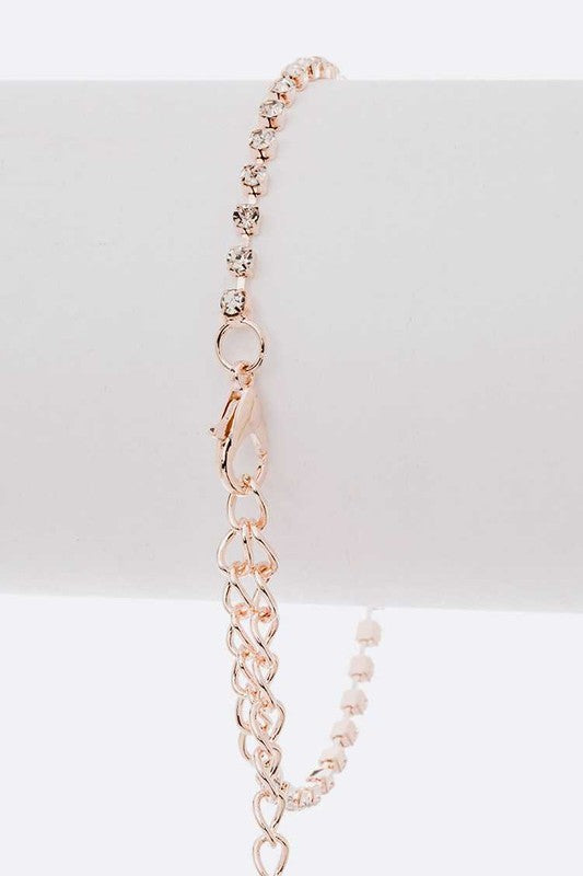 Rhinestone Lace Necklace (Style 4) - Composure Boutique