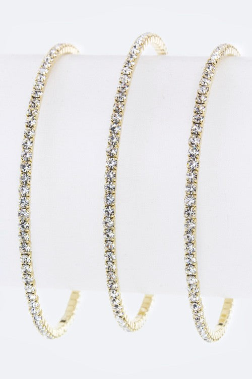 Crystal Open Bracelet - Composure Boutique