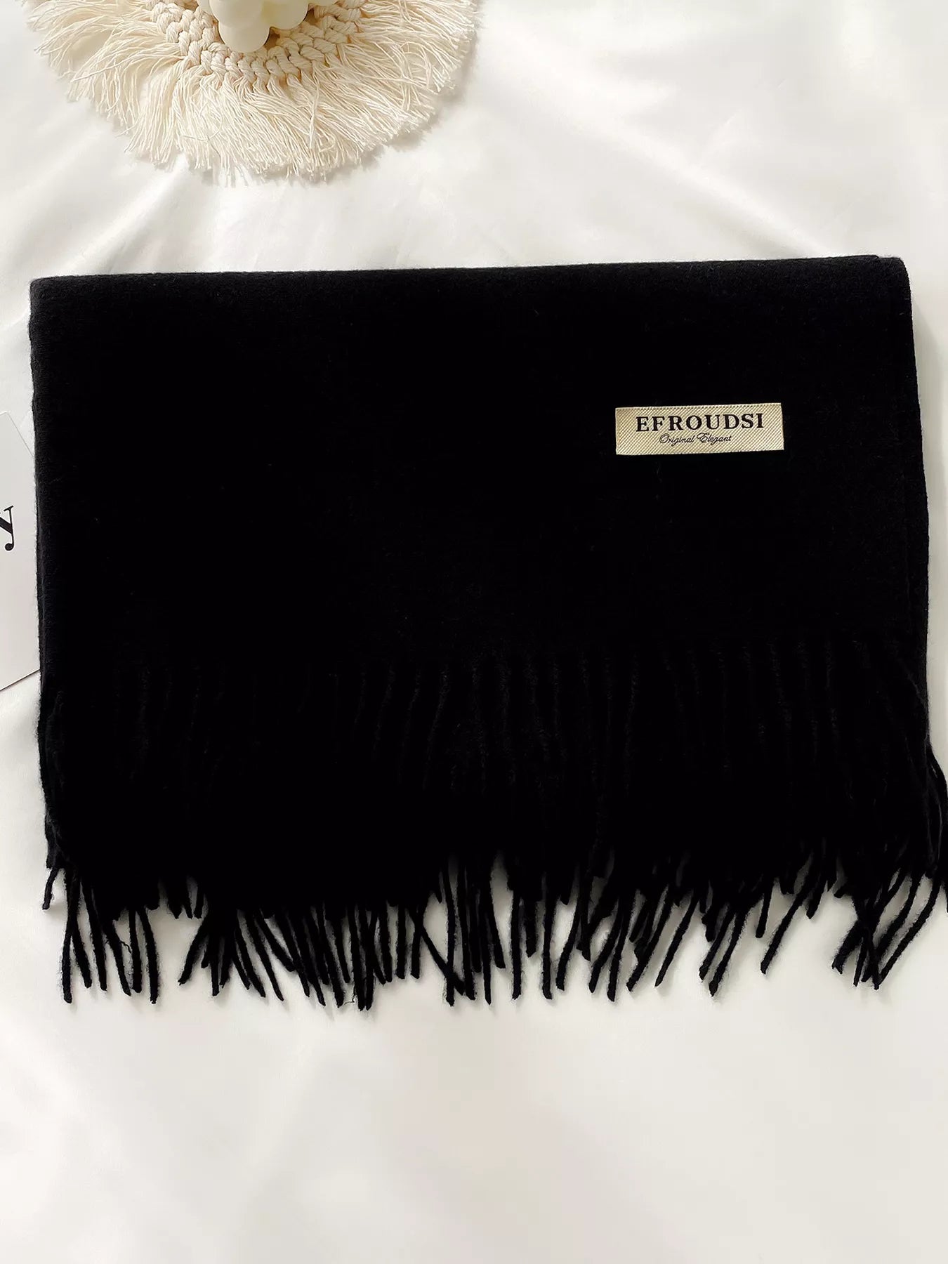 Fringe Solid Color Scarf (Style 13) - Composure Boutique