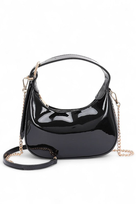 Patent Faux Bag - Composure Boutique