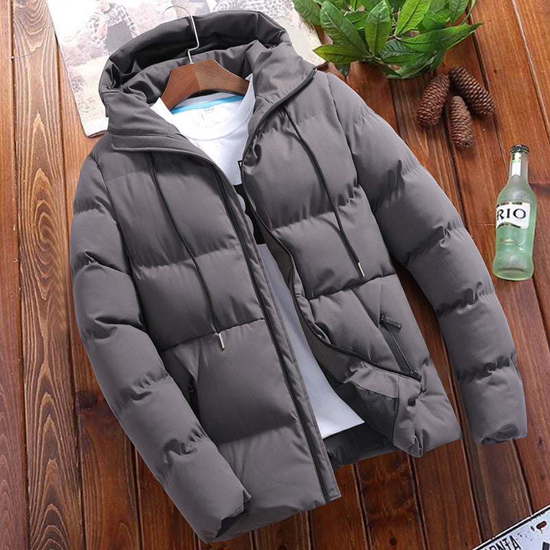 Plus Size Hooded Coat