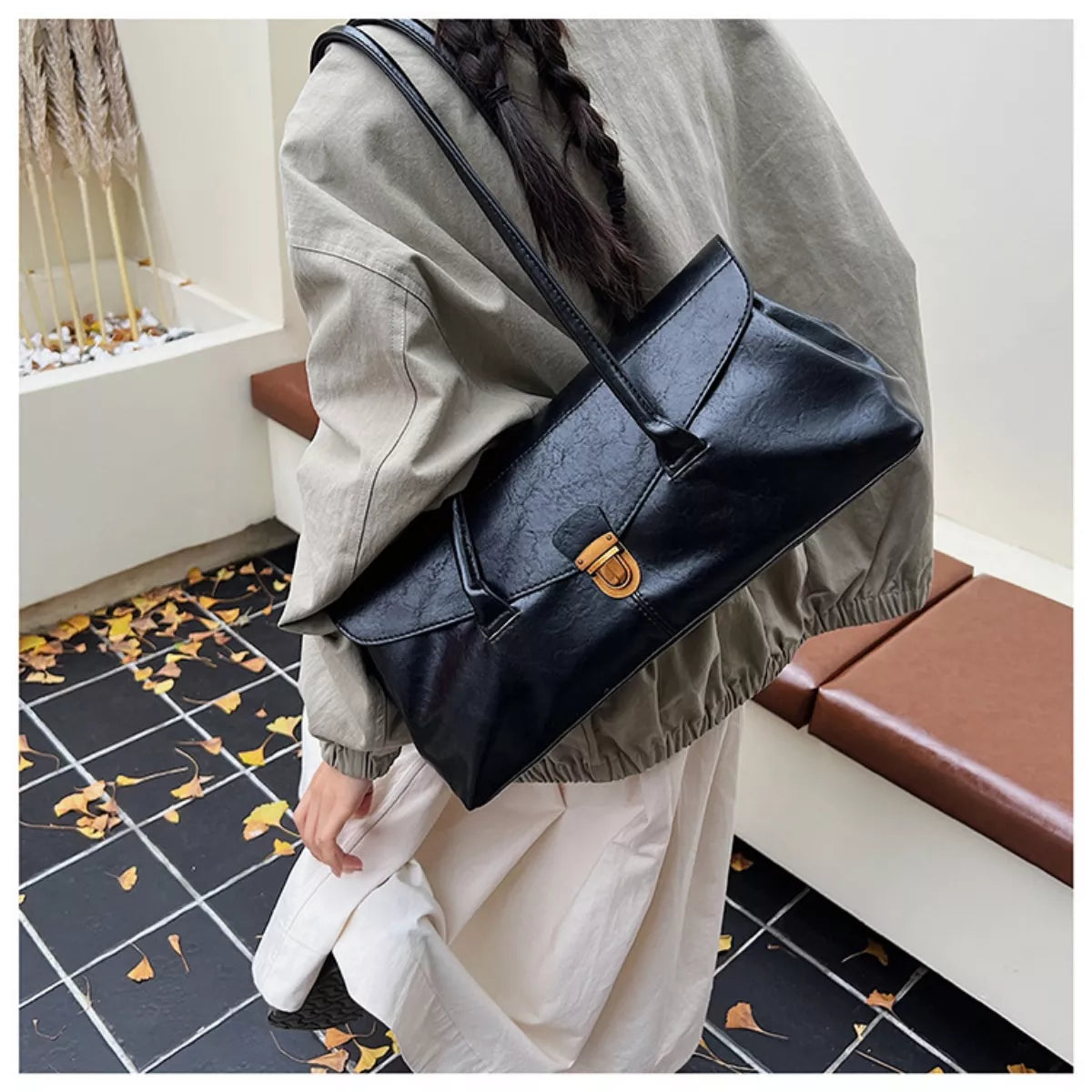 Vintage Leather Bag (Style 11) - Composure Boutique