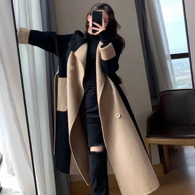 Plus Size Coat Double