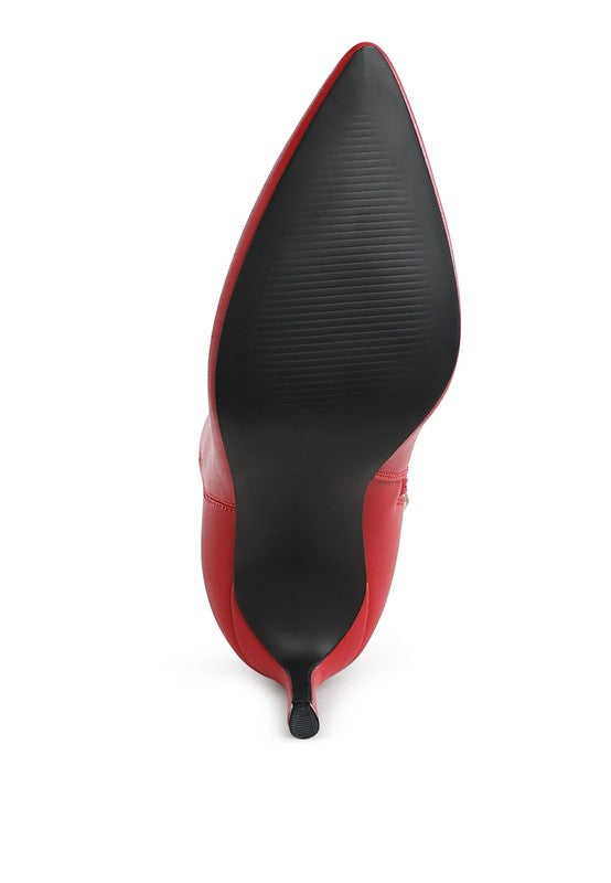 Stiletto Red Boots (Style 12) - Composure Boutique