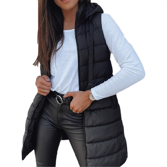 Plus Size Hooded Coat
