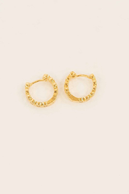 Hoop Gold Earrings (Style 4) - Composure Boutique