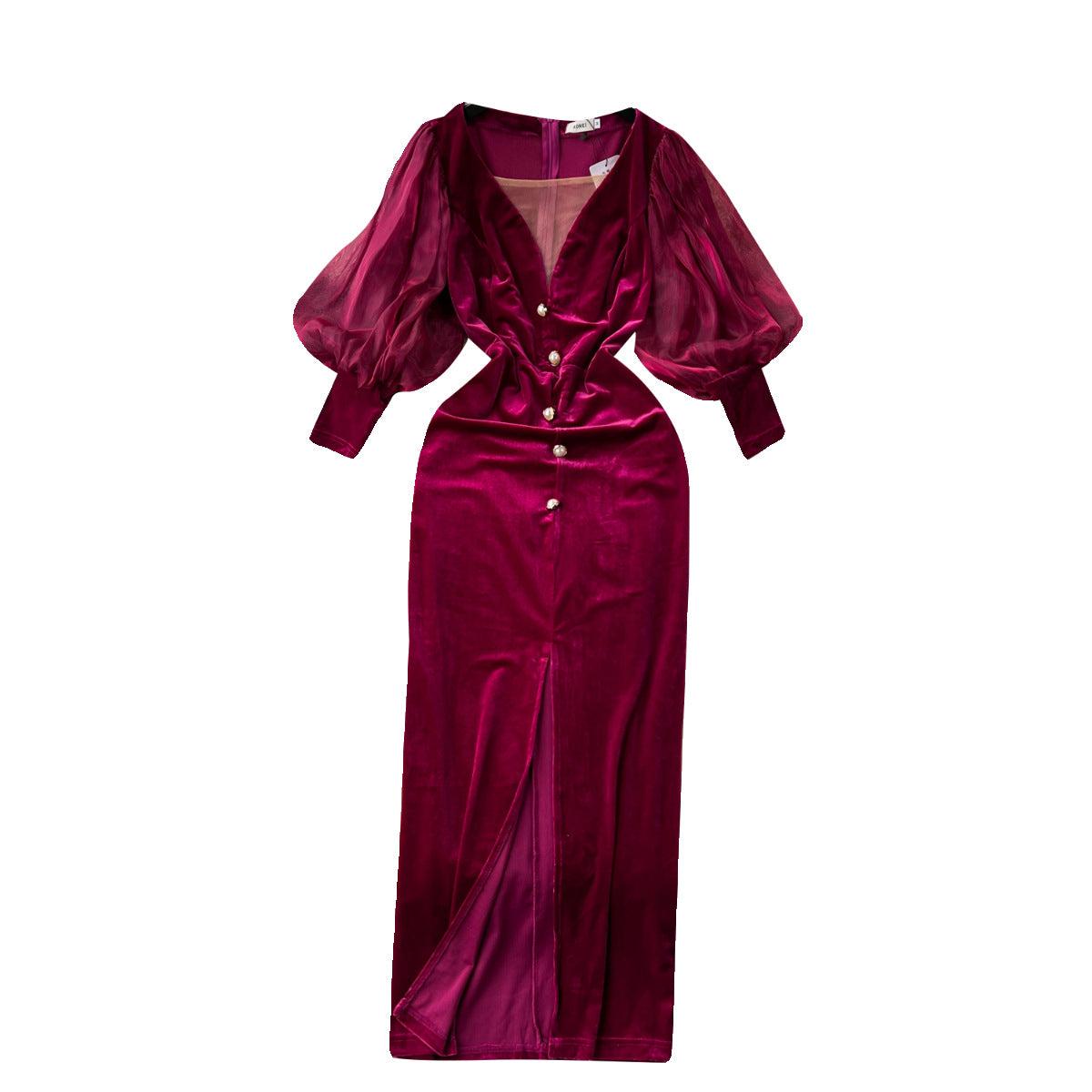 Plus Size Velvet Dress