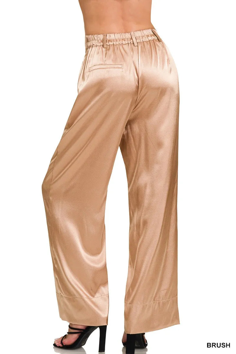 Satin Wide Leg (Style 6) - Composure Boutique