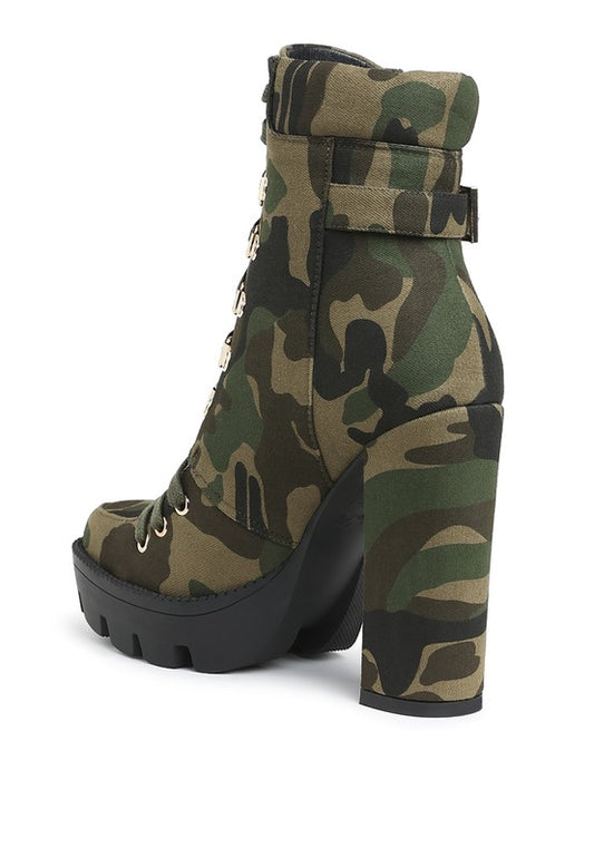 Palmetto Camouflage Boots - Composure Boutique