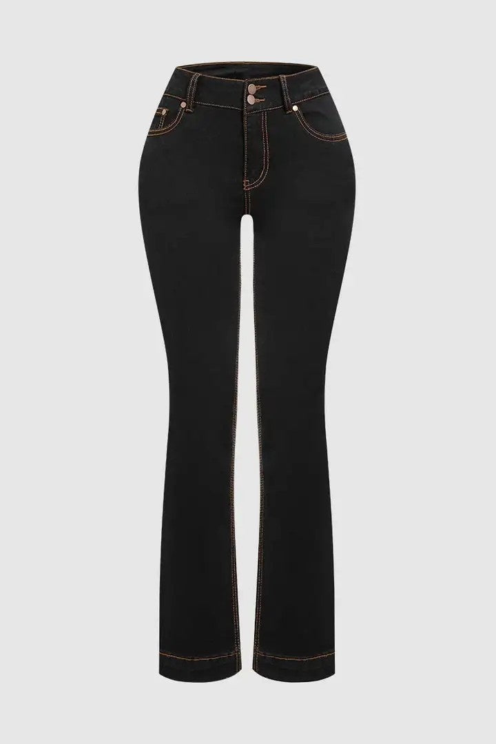 Plus Size Denim Bootcut Jeans