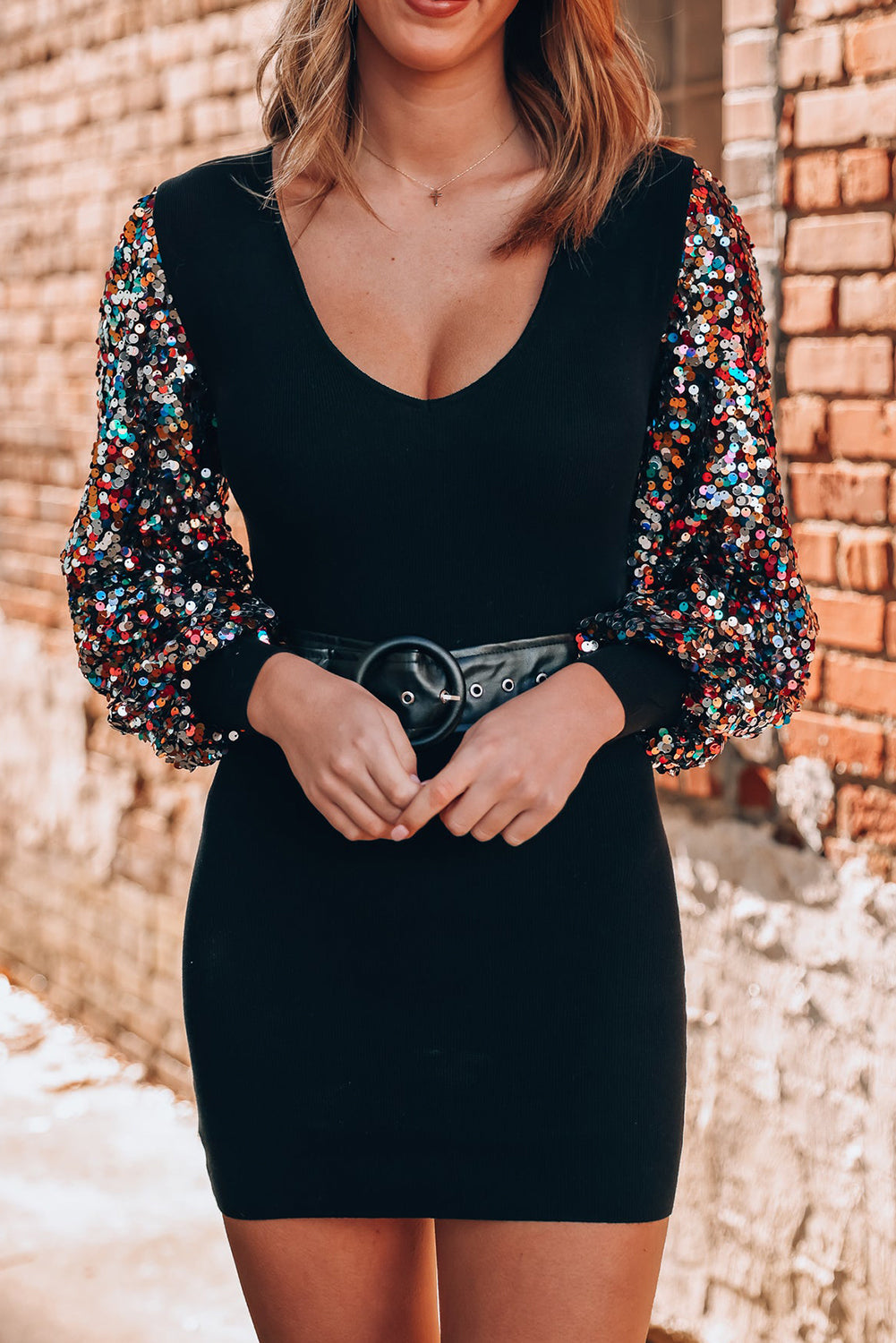 Sequin Mini Dress (Style 5) - Composure Boutique