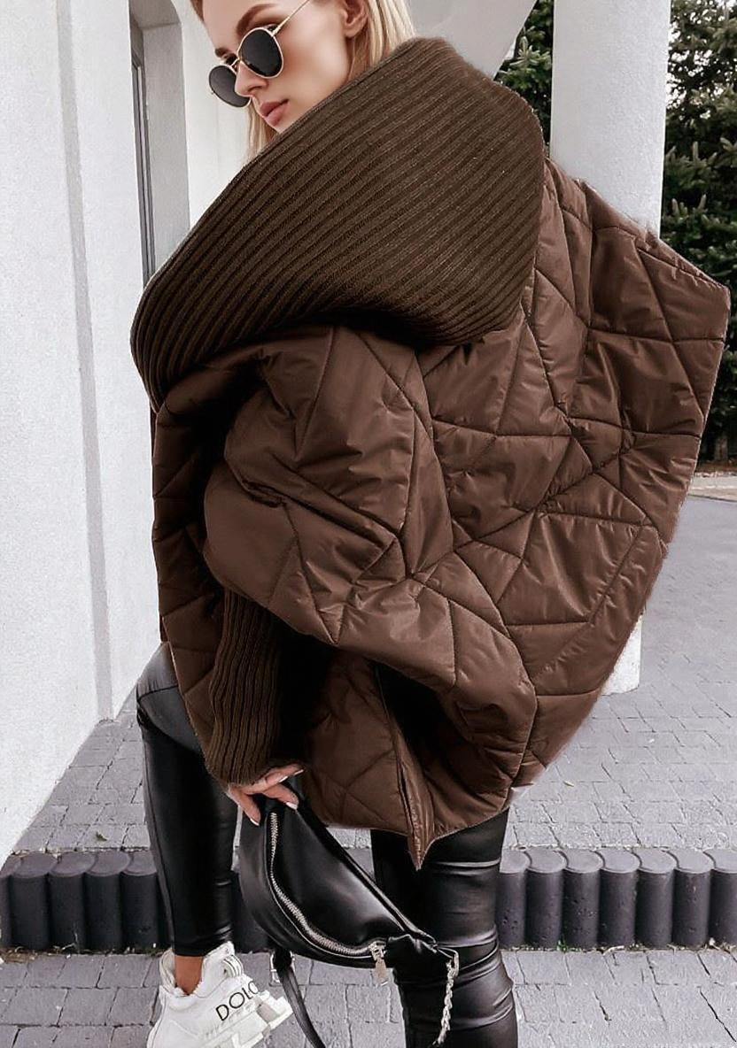 Plus Size Hooded Coat