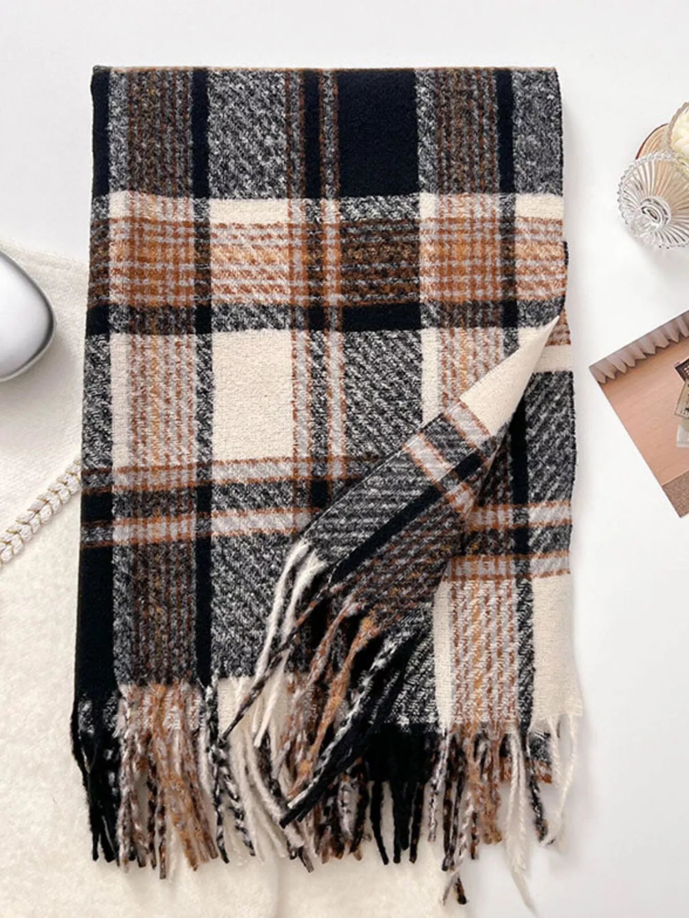Warm Plaid Winter Scarf (Style 8) - Composure Boutique