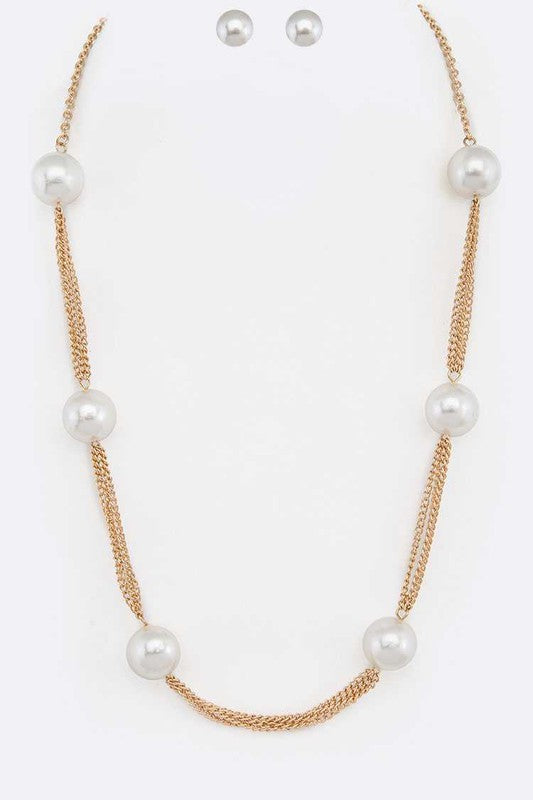 Pearl Lace Necklace - Composure Boutique