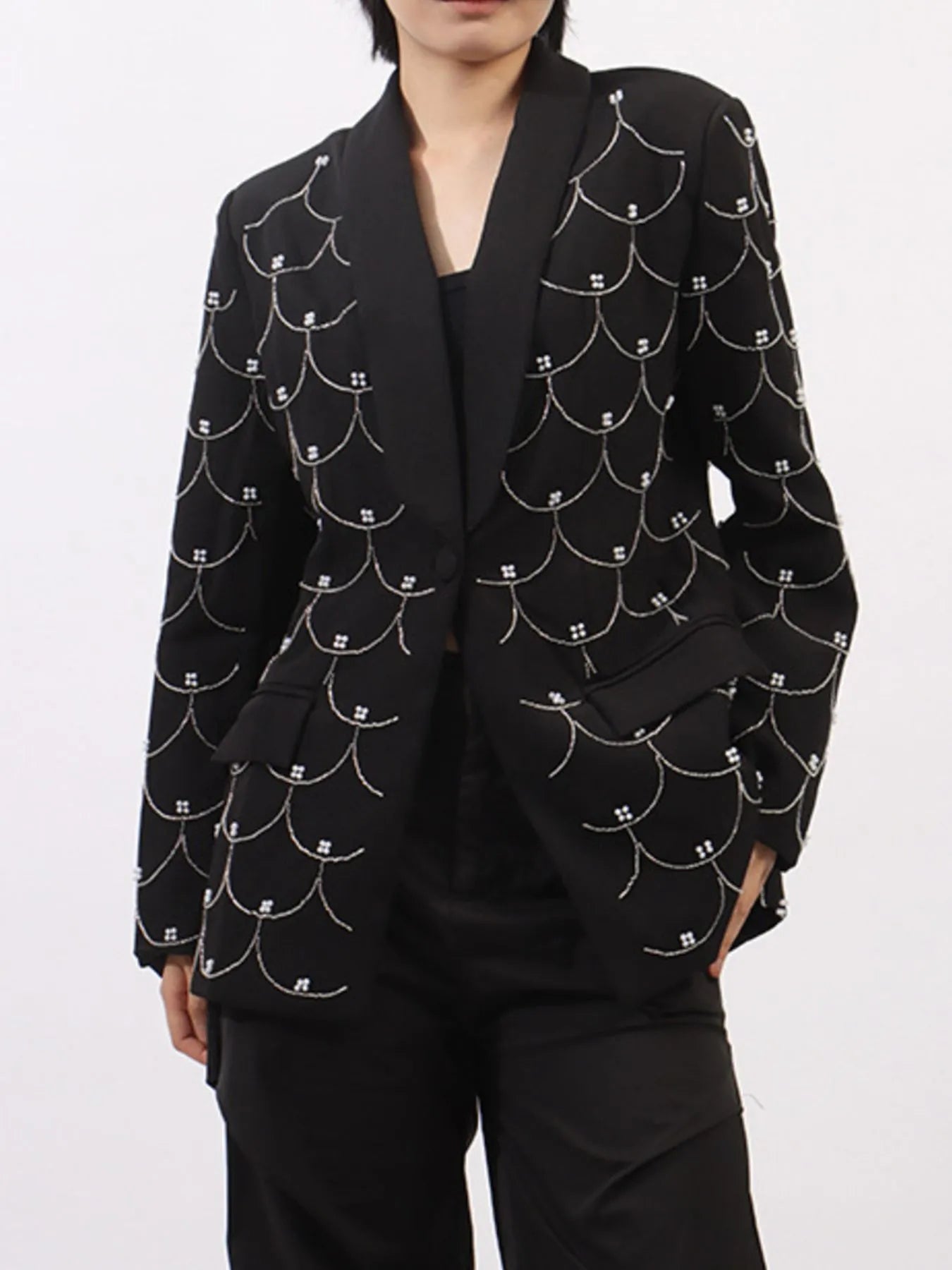 Pearl Blazer (Plus available) - Composure Boutique