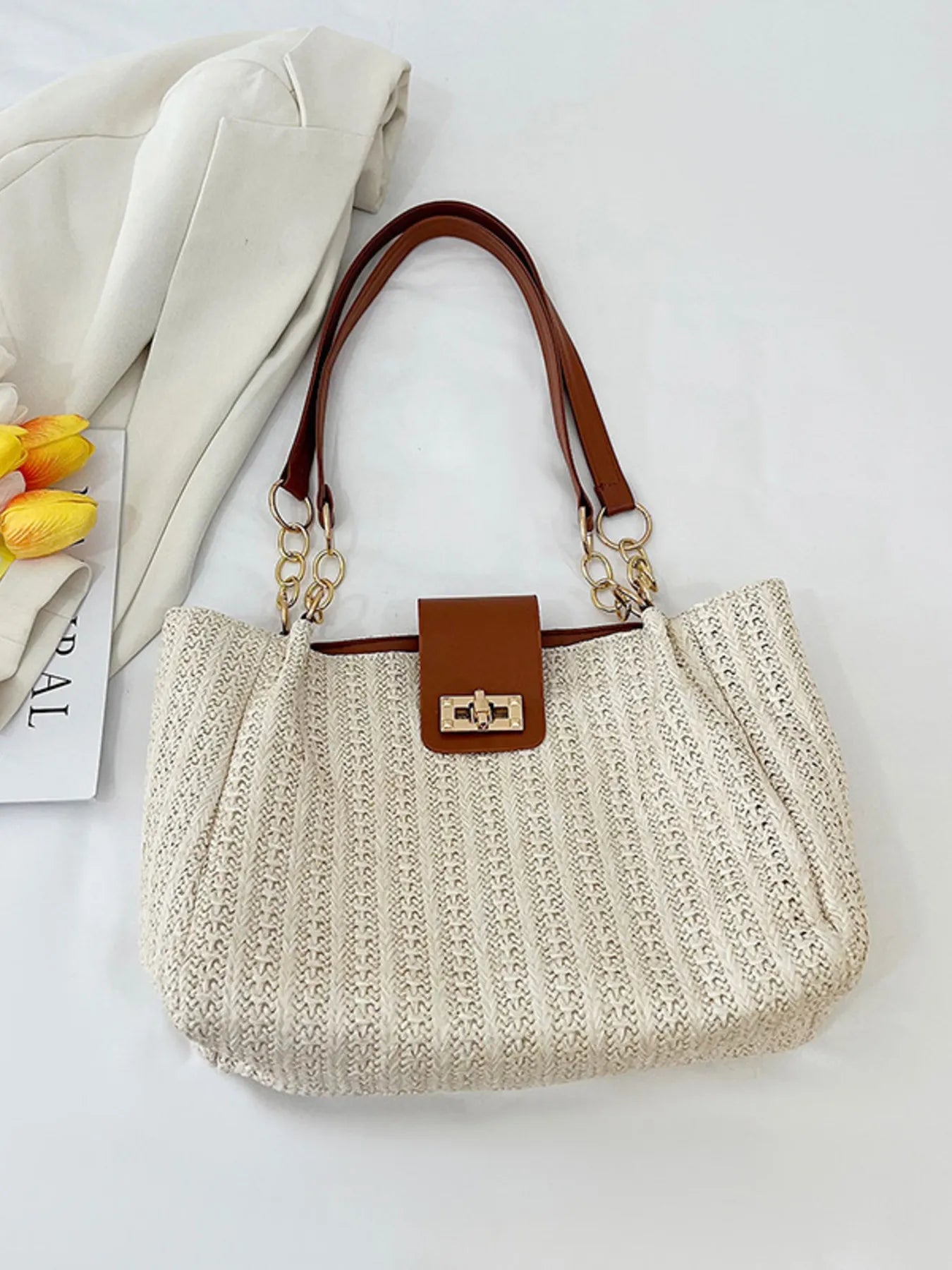 Woven Straw Bag (Style 12) - Composure Boutique