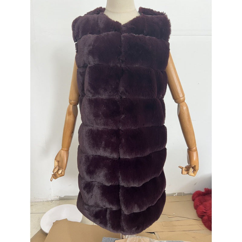 Plus Size Fur Coat