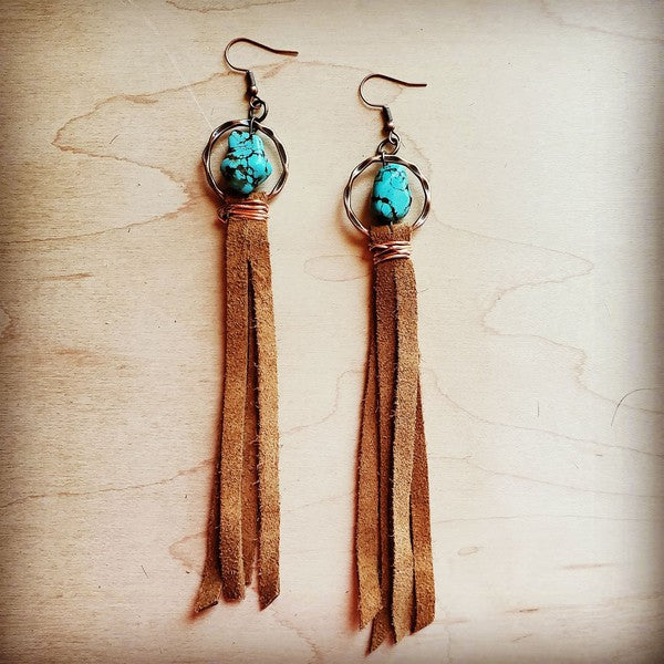 Turquoise Drop Earrings - Composure Boutique