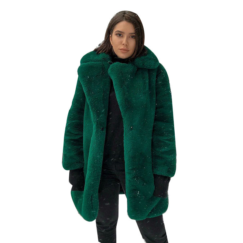 Plus Size Warm Temperament Coat