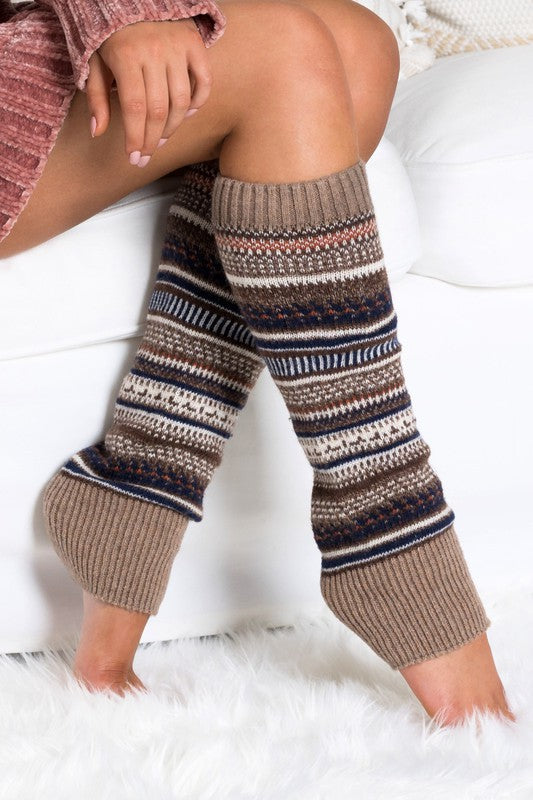 Fairisle Legwarmer Shorts (Style 3) - Composure Boutique