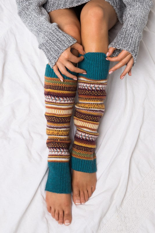 Fairisle Legwarmer Shorts (Style 8) - Composure Boutique