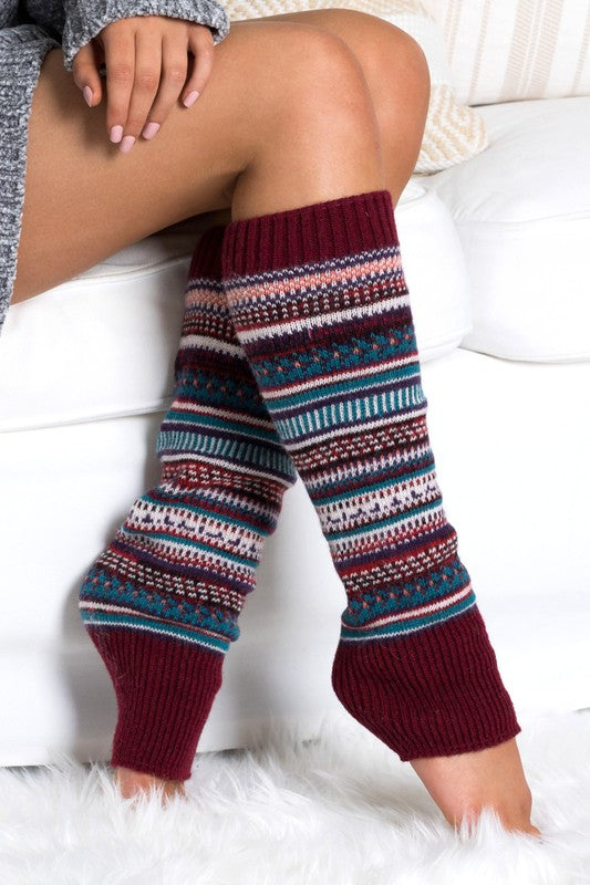 Fairisle Legwarmer Shorts (Style 11) - Composure Boutique