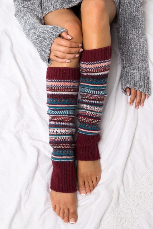 Fairisle Legwarmer Shorts (Style 10) - Composure Boutique