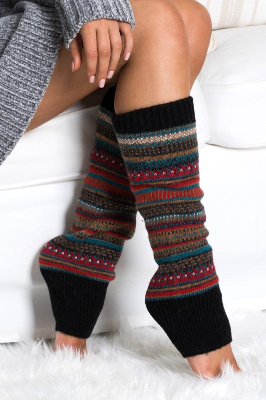Fairisle Legwarmer Shorts (Style 5) - Composure Boutique