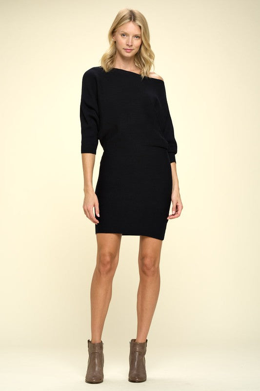 Ribbed Knit Dress - Composure Boutique