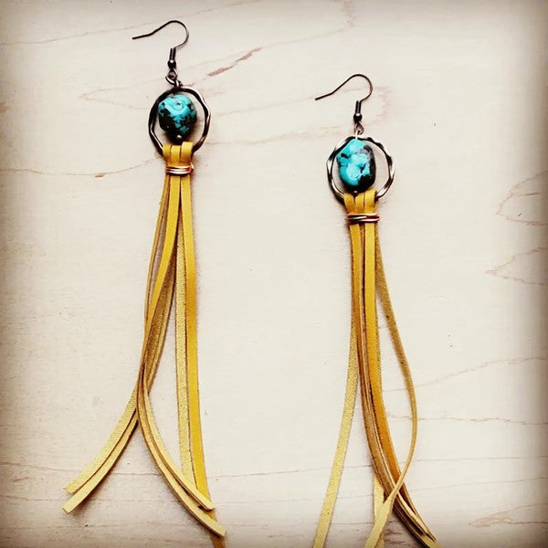 Turquoise Drop Earrings - Composure Boutique