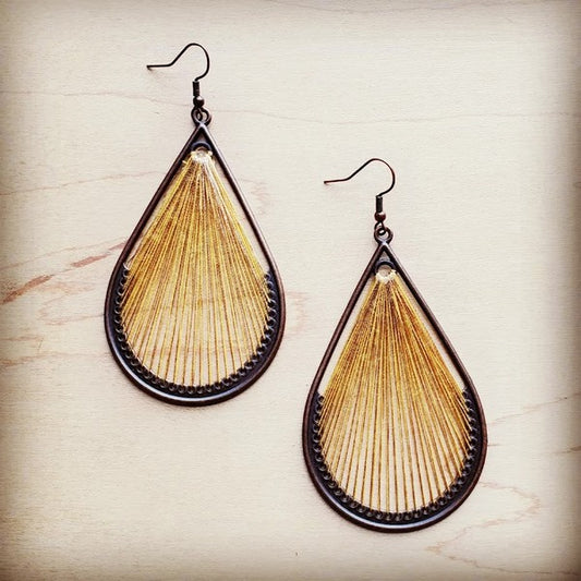 Large Woven Earrings - Composure Boutique