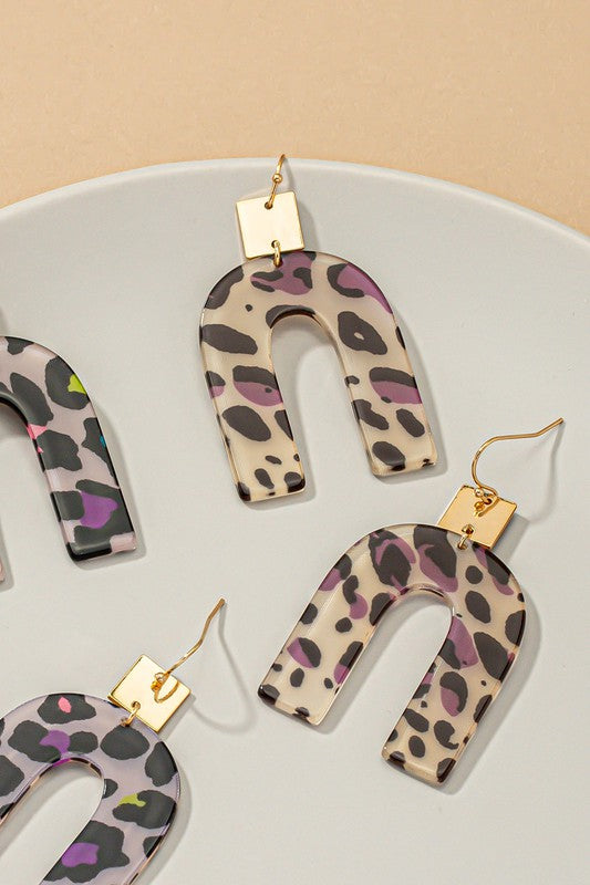 Animal Print Earrings - Composure Boutique