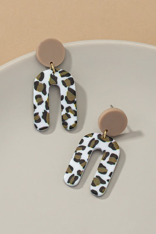 Leopard Earrings - Composure Boutique