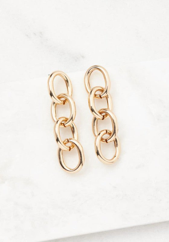 Chain Drop Earrings - Composure Boutique