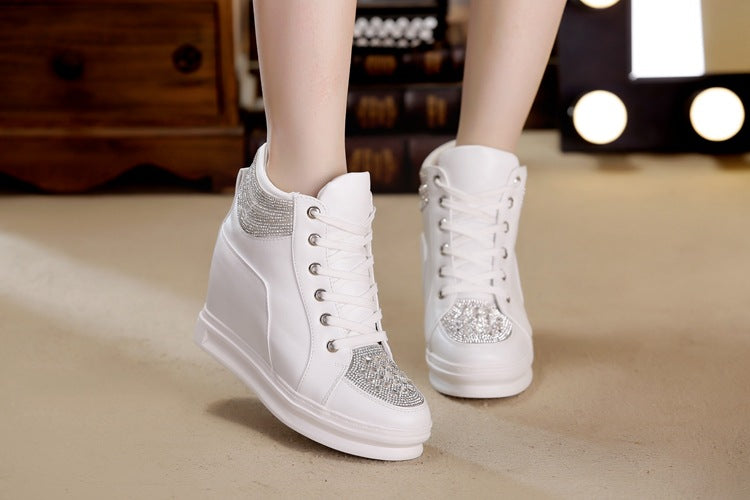 Rhinestone Platform Heels