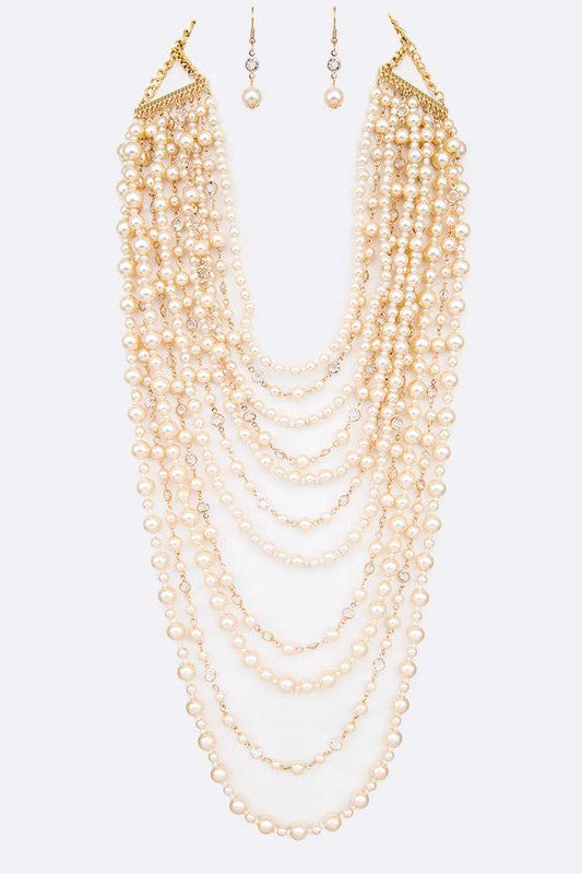 Pearl Lace Necklace - Composure Boutique