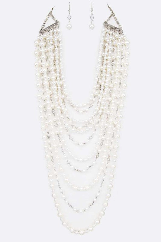 Pearl Lace Necklace - Composure Boutique