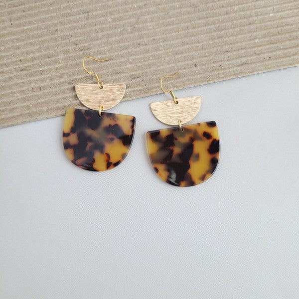 Harper Tortoise Earrings (Style 5) - Composure Boutique
