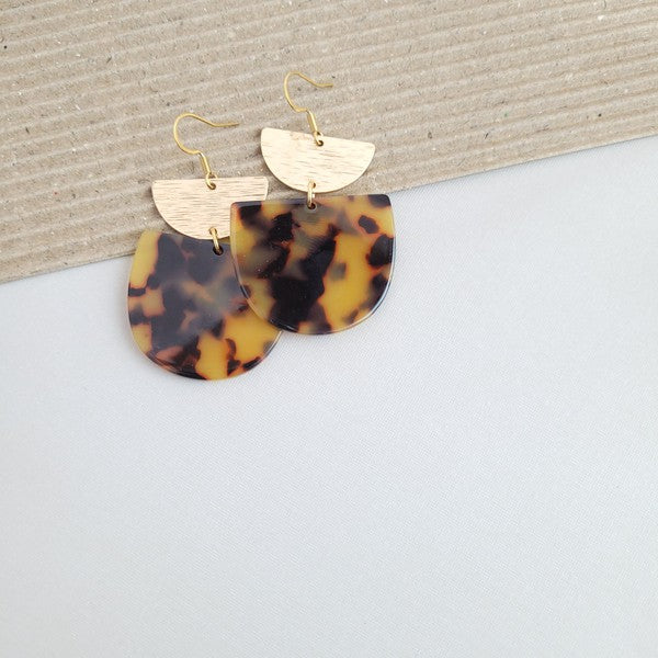 Harper Tortoise Earrings (Style 6) - Composure Boutique
