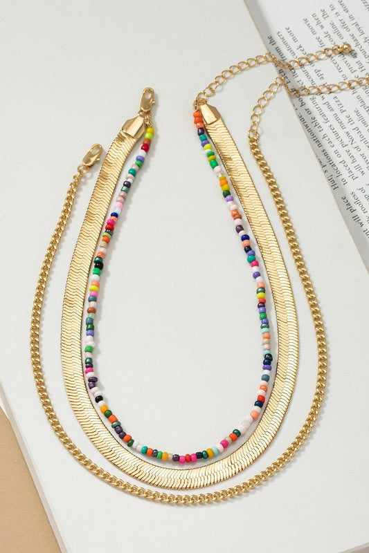 Herringbone Necklace - Composure Boutique