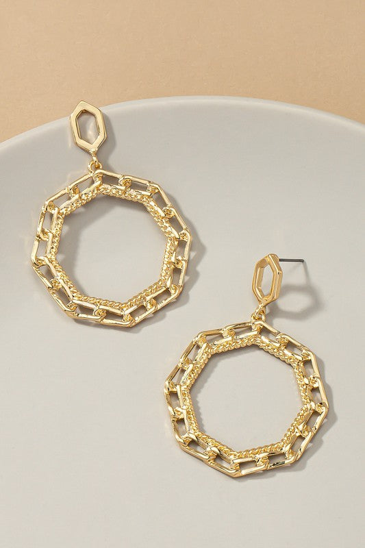 Chunky Hoop Earrings - Composure Boutique