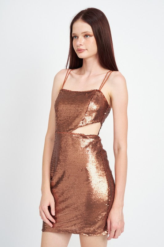 Sequin Mini Dress (Style 7) - Composure Boutique