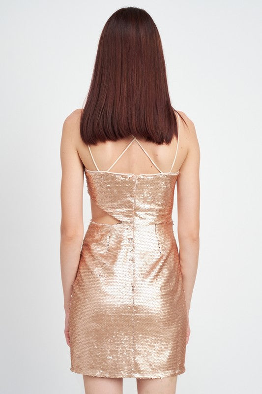 Sequin Mini Dress (Style 18) - Composure Boutique