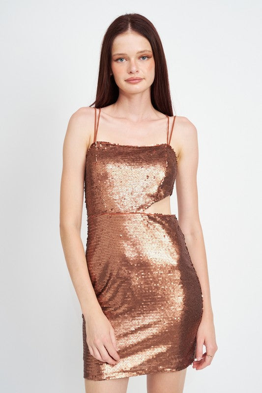 Sequin Mini Dress - Composure Boutique