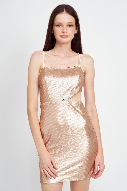 Sequin Mini Dress (Style 10) - Composure Boutique