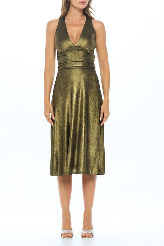 Metallic Dress - Composure Boutique
